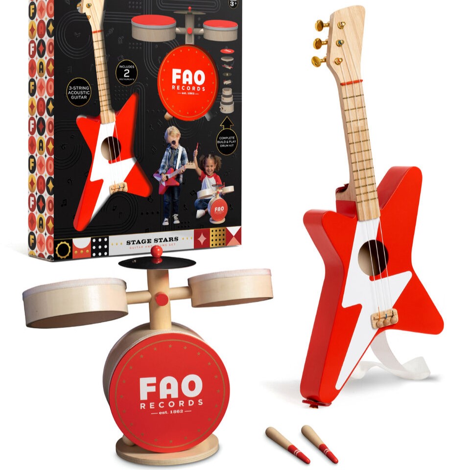 FAO Schwarz® Set Didáctico de Guitarra y Batería