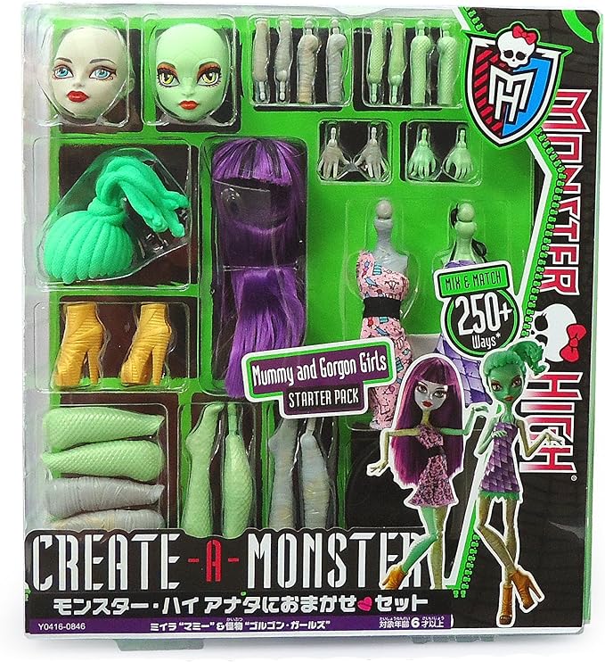 MH® Mujer Momia y Gorgon Crea un Monstruo G1 (2012)