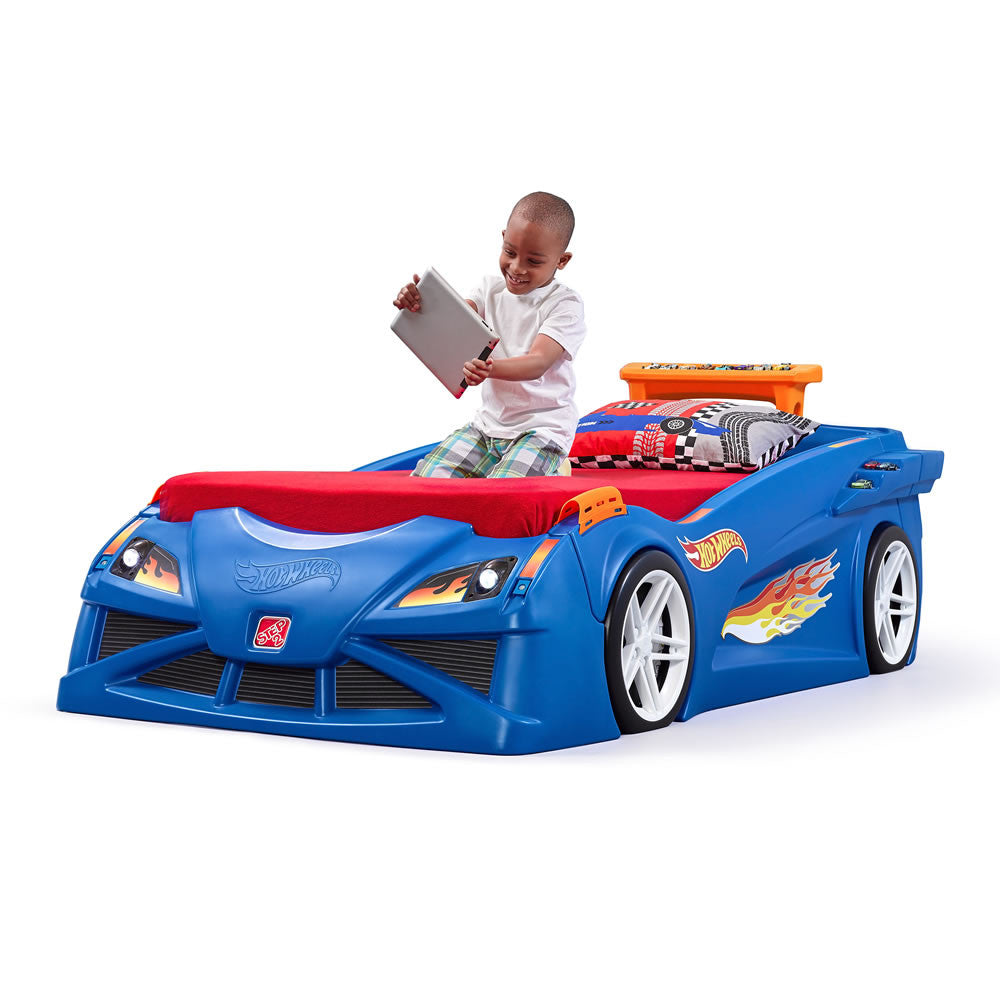 Cama Auto Carreras HotWheels® Azul